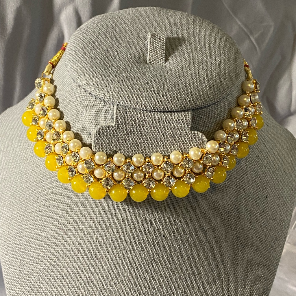 New Jewelry Yellow Jewelry Set